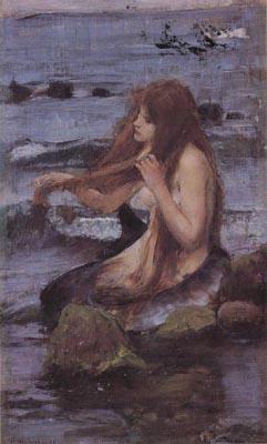 John William Waterhouse Sketch for A Mermaid oil painting image